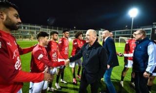 هاني أبو ريدة يحفز المنتخب الوطني قبل المشاركة في بطولة كأس العرب - الخليج الان