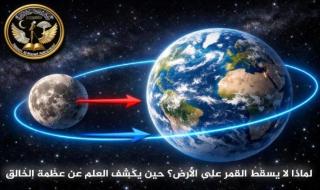لماذا لا يسقط القمر على الأرض؟ حين يكشف العلم عن عظمة الخالق