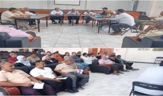 المدير العام التنفيذي لصندوق النظافة يترأس اجتماعاً لمناقشة خطة شهر رمضان