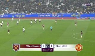 وست هام ضد مان يونايتد.. انطلاق الشوط الثاني من مباراة مانشستر يونايتد ووست هام يونايتد في الدوري الإنجليزي الممتاز - الخليج الان