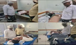 قيادي في الانتقالي يطمئن على مصابي حادث إنقلاب حافلة المشاركين في فعالية المكلا