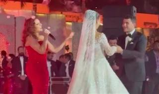 أنغام وحماقي وتووليت يشعلون حفل زفاف ابنة المنتج محمد السعدي - الخليج الان