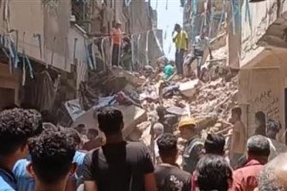 انهيار عقارين في حدائق القبة وإصابة شخصين.. والبحث جارٍ عن مفقودين - الخليج الان