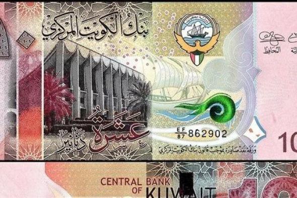 سعر صرف الدينار الكويتي مقابل الجنيه في أبرز البنوك بمصر